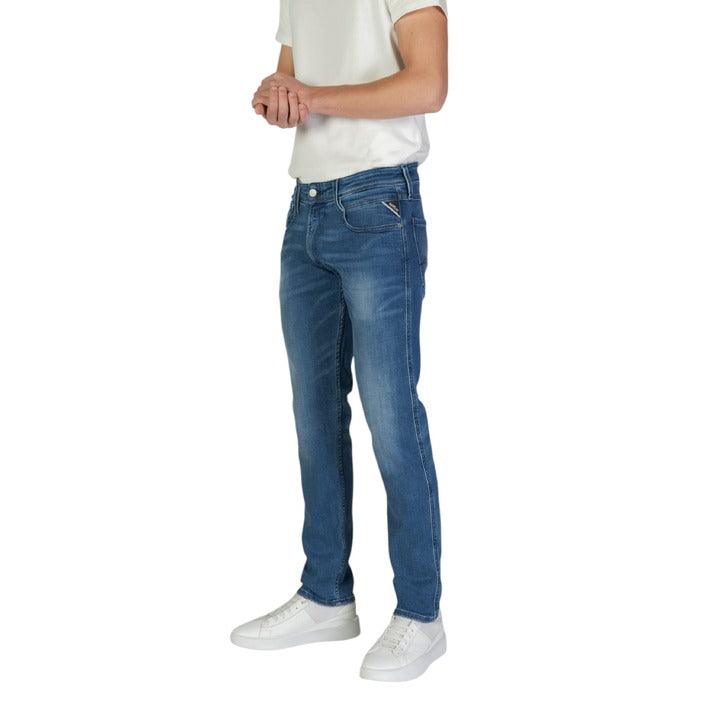 Replay Donkerblauw Broek