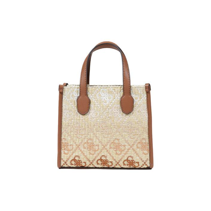 Guess Beige Silvana 2 comp Mini Tote Tas