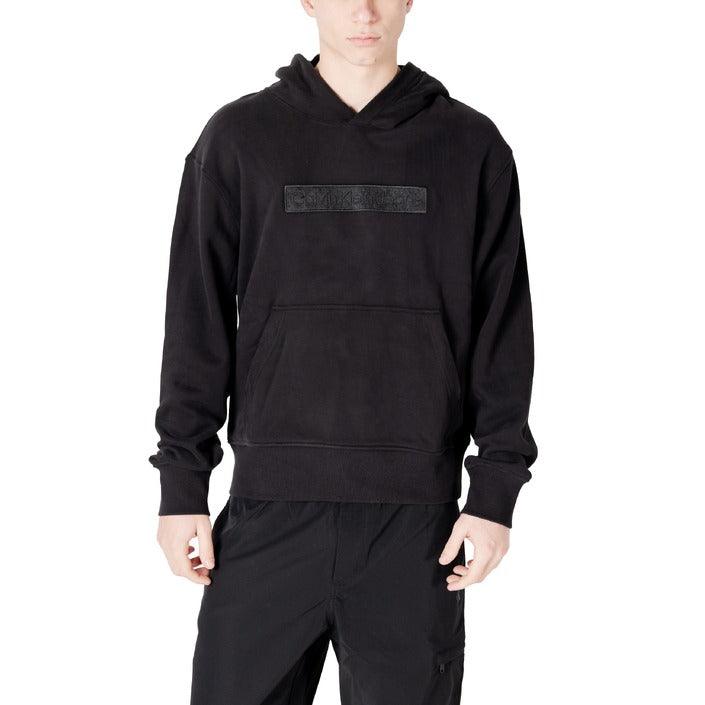 Calvin Klein Jeans Zwart Sweatshirt Met Capuchon