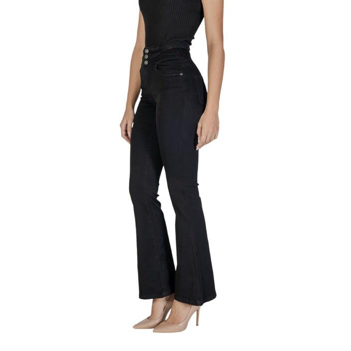 Only Zwart Cheryl Flared Fit Broek