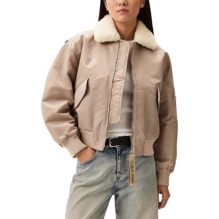 Calvin Klein Jeans Beige Dames Jas