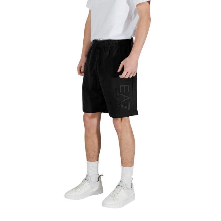 Ea7 Zwart Korte Broek