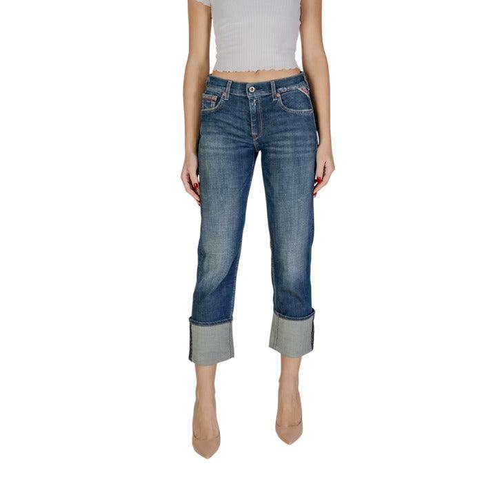 Replay Donkerblauw Straight Fit Jeans