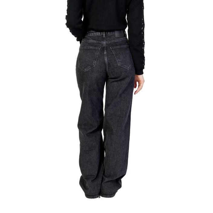 Only Grijs High Waist Wide Broek