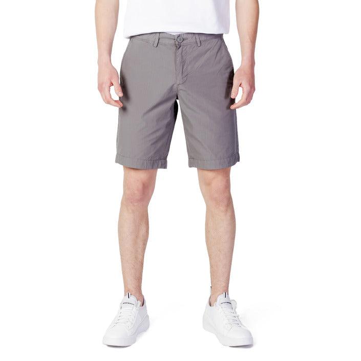 Napapijri Grijs Shorts voor Heren in Bermuda Stijl