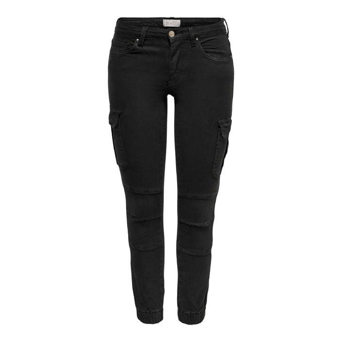 Only Zwart Slim Fit Cargobroek