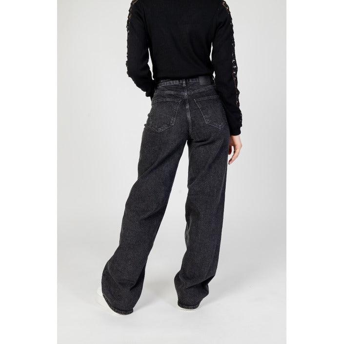 Only Grijs High Waist Wide Broek