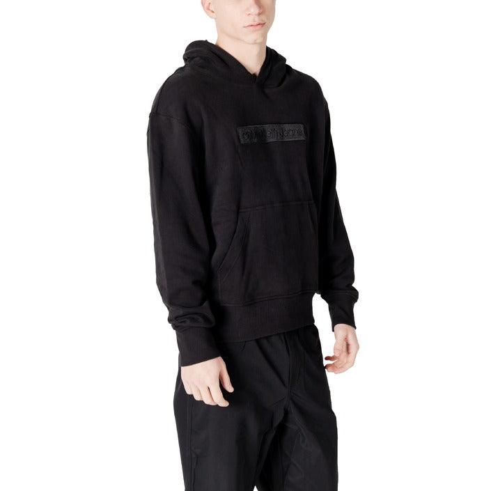 Calvin Klein Jeans Zwart Sweatshirt Met Capuchon