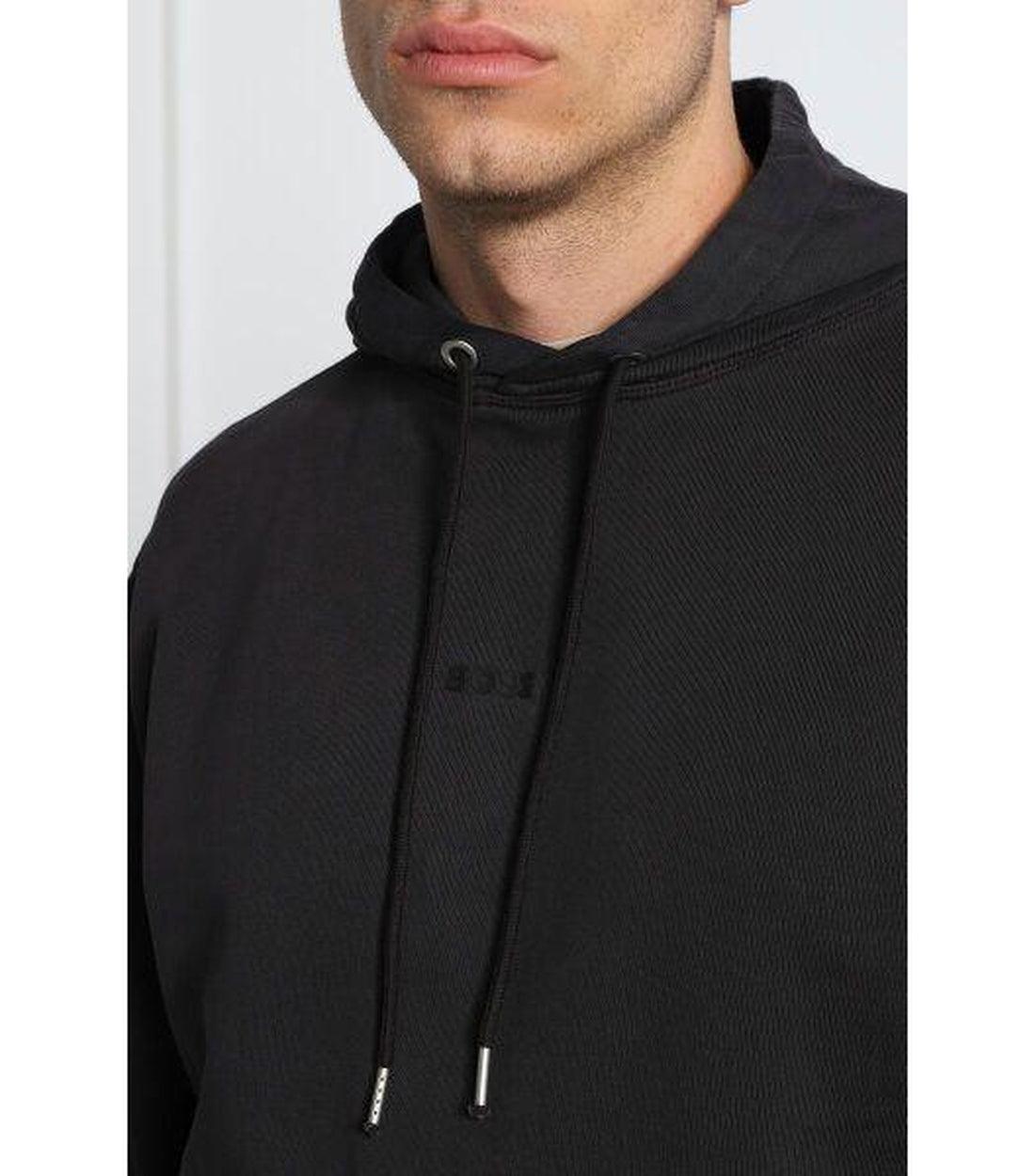 Hugo Boss Zwart Mini Logo Hoodie