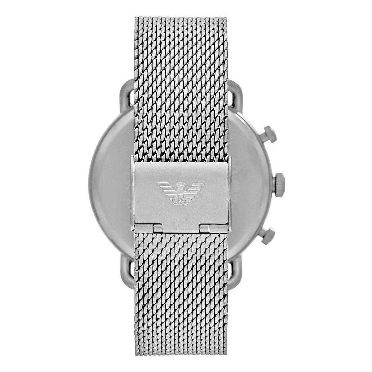 Emporio Armani Zilver Chronograaf Horloge